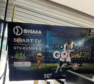 New Sigma 50" Ultra HD iCast Frameless Smart TV
