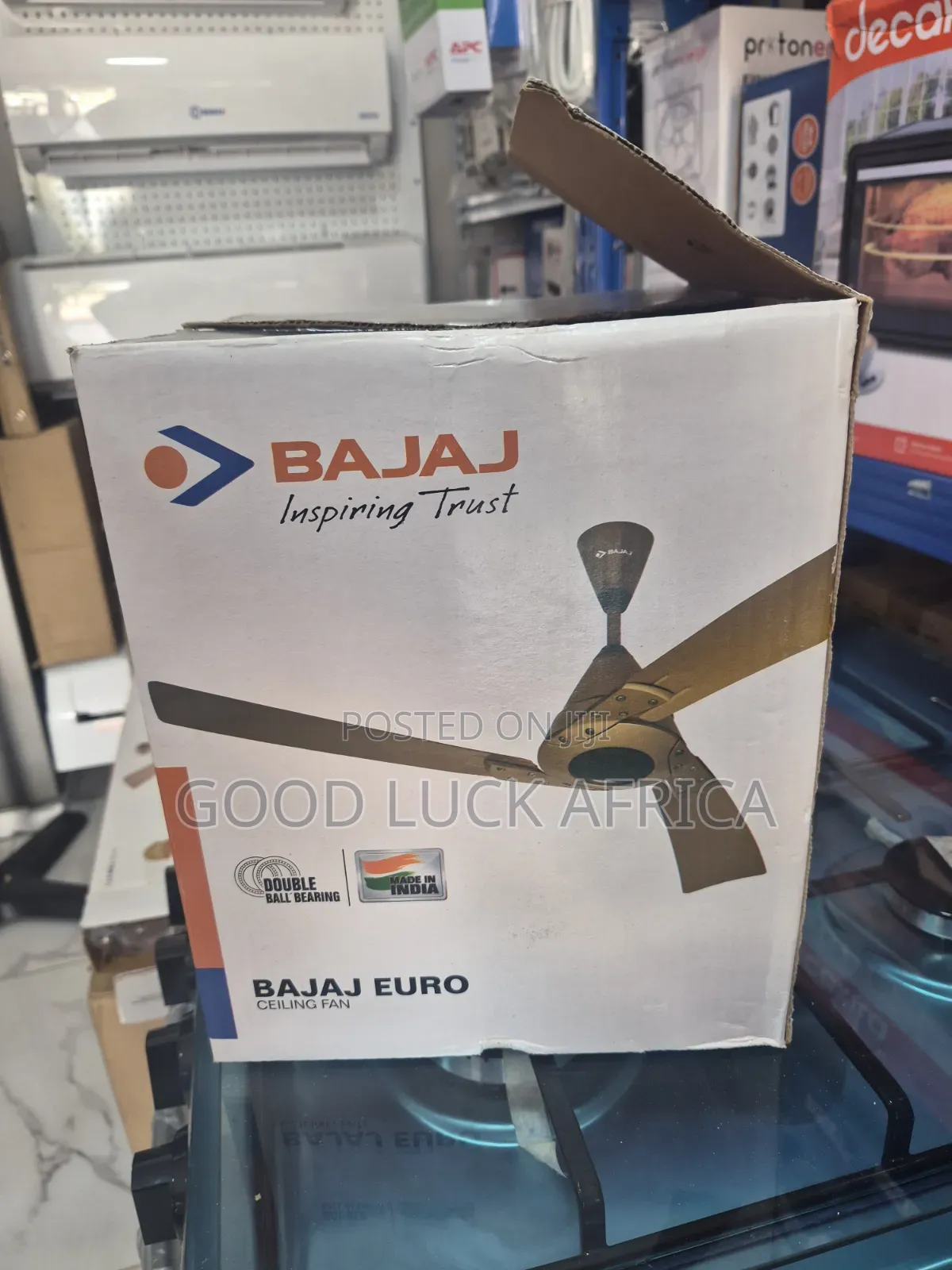 Bajaj Euro Anti Dust 1200mm Pearl Cobalt Blue, Drupe Green