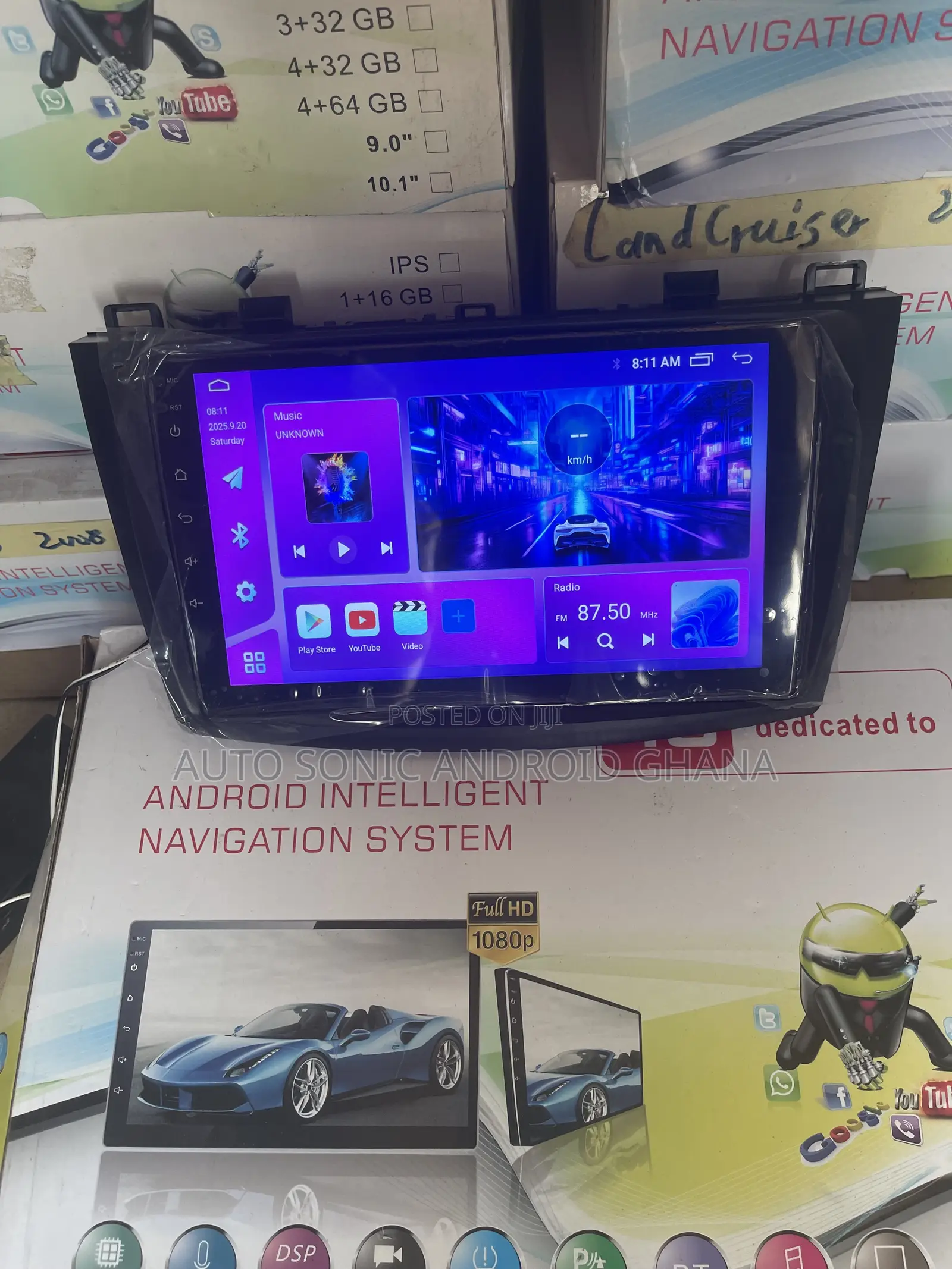Mazda 3 2012 Android Infotainment Upgrade Screen