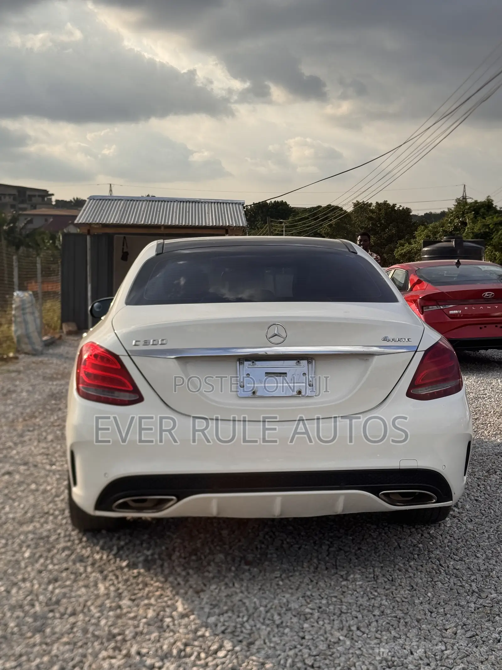 Mercedes-Benz C300 Luxury 4Matic Sedan AWD (2.0L 4cyl 7A) 2016 White