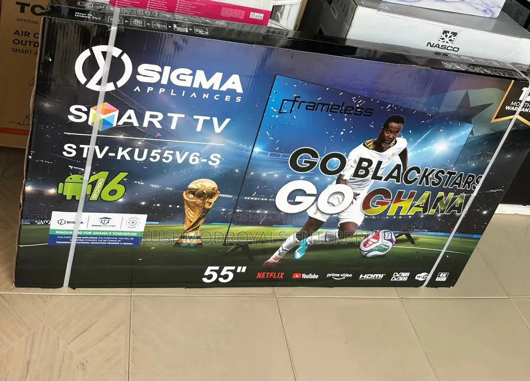 Sigma 55" STV-KU55V6-S Smart LED Television