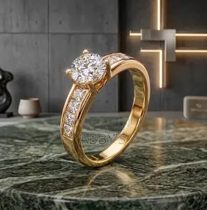 High Quality Stainless Gold Engagement/Promise Ring