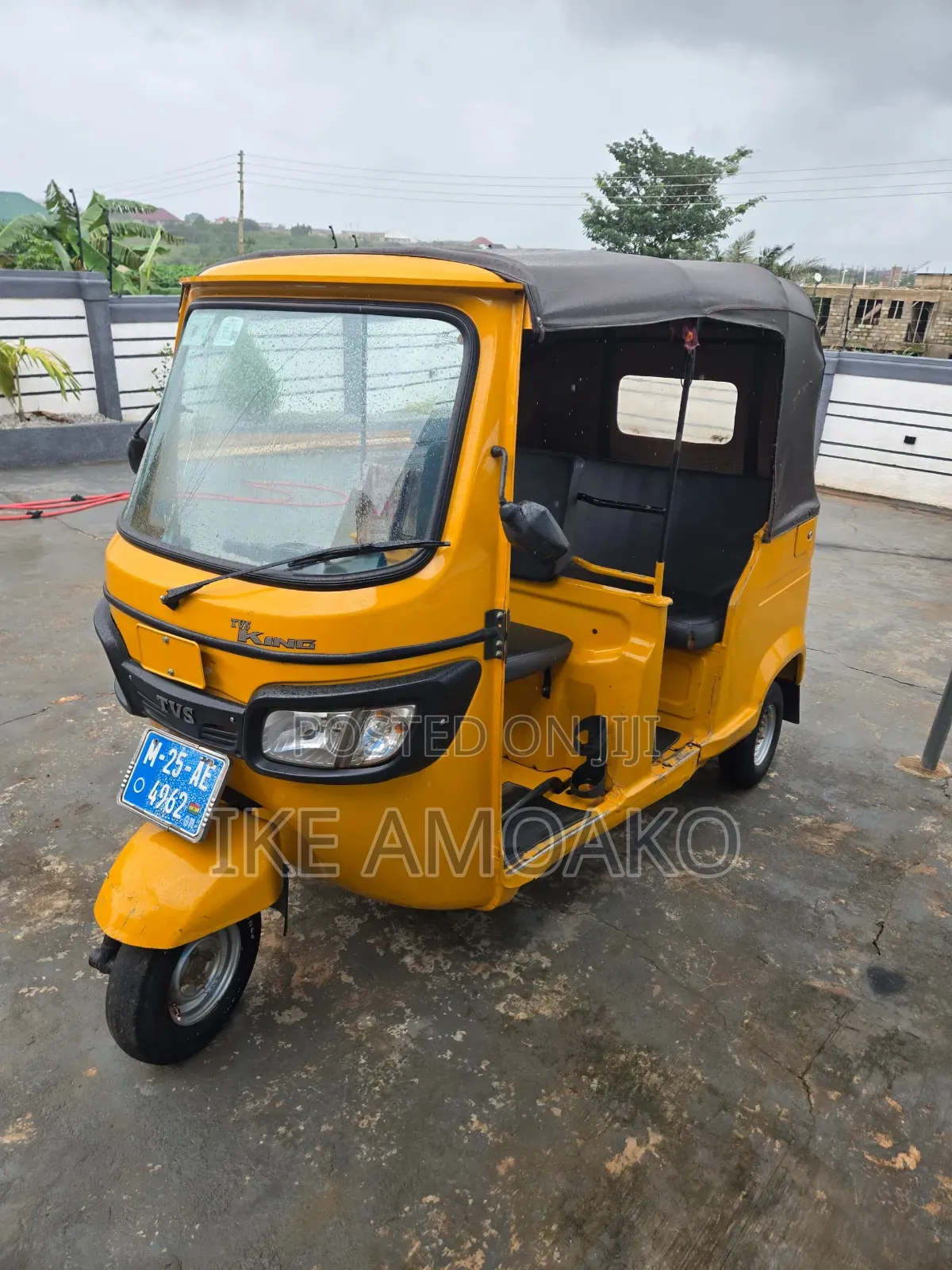 TVS King Deluxe Plus iTouch Start 2025 Yellow