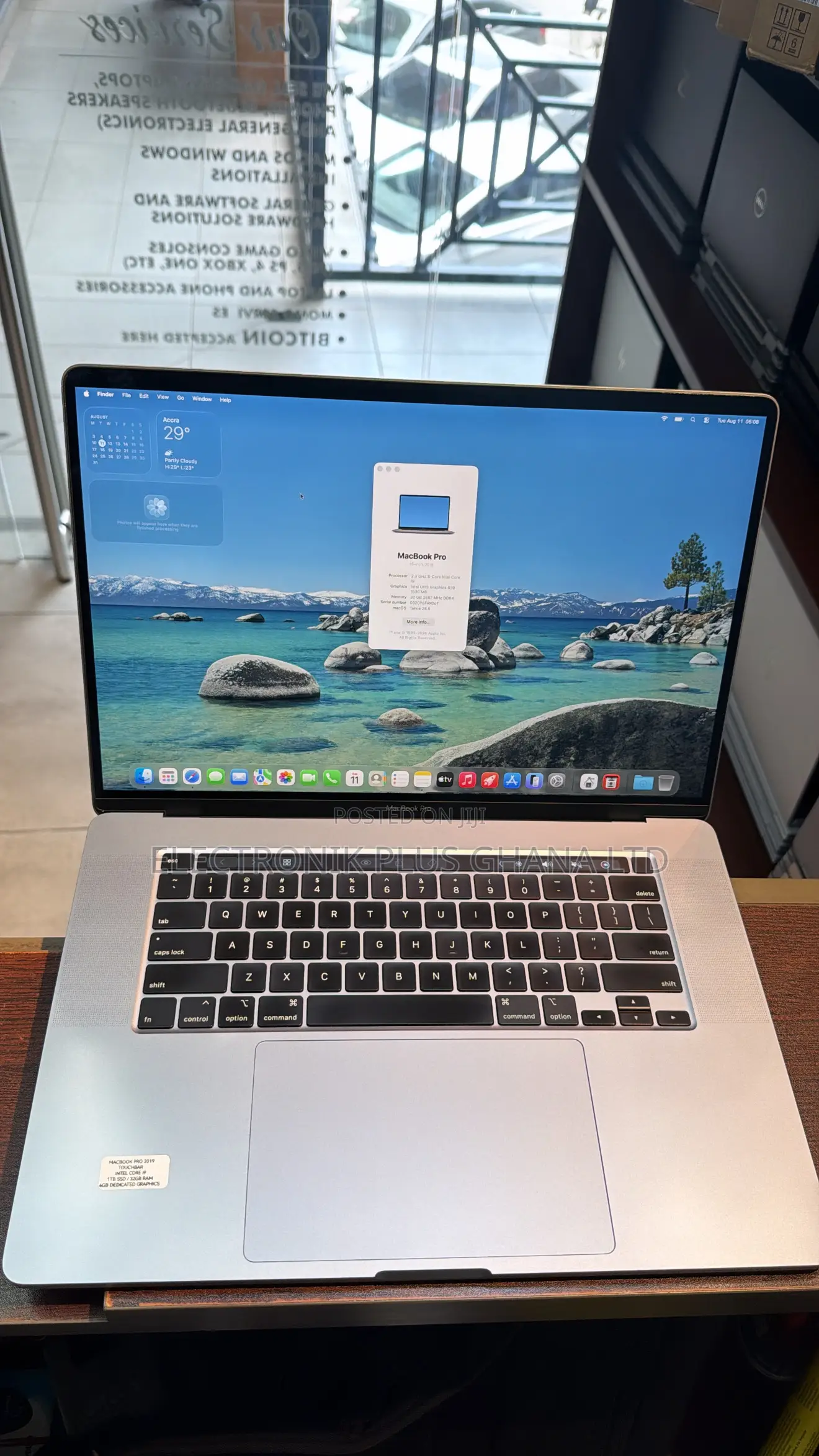 Laptop Apple MacBook Pro 2019 32GB Intel Core i9 SSD 1T