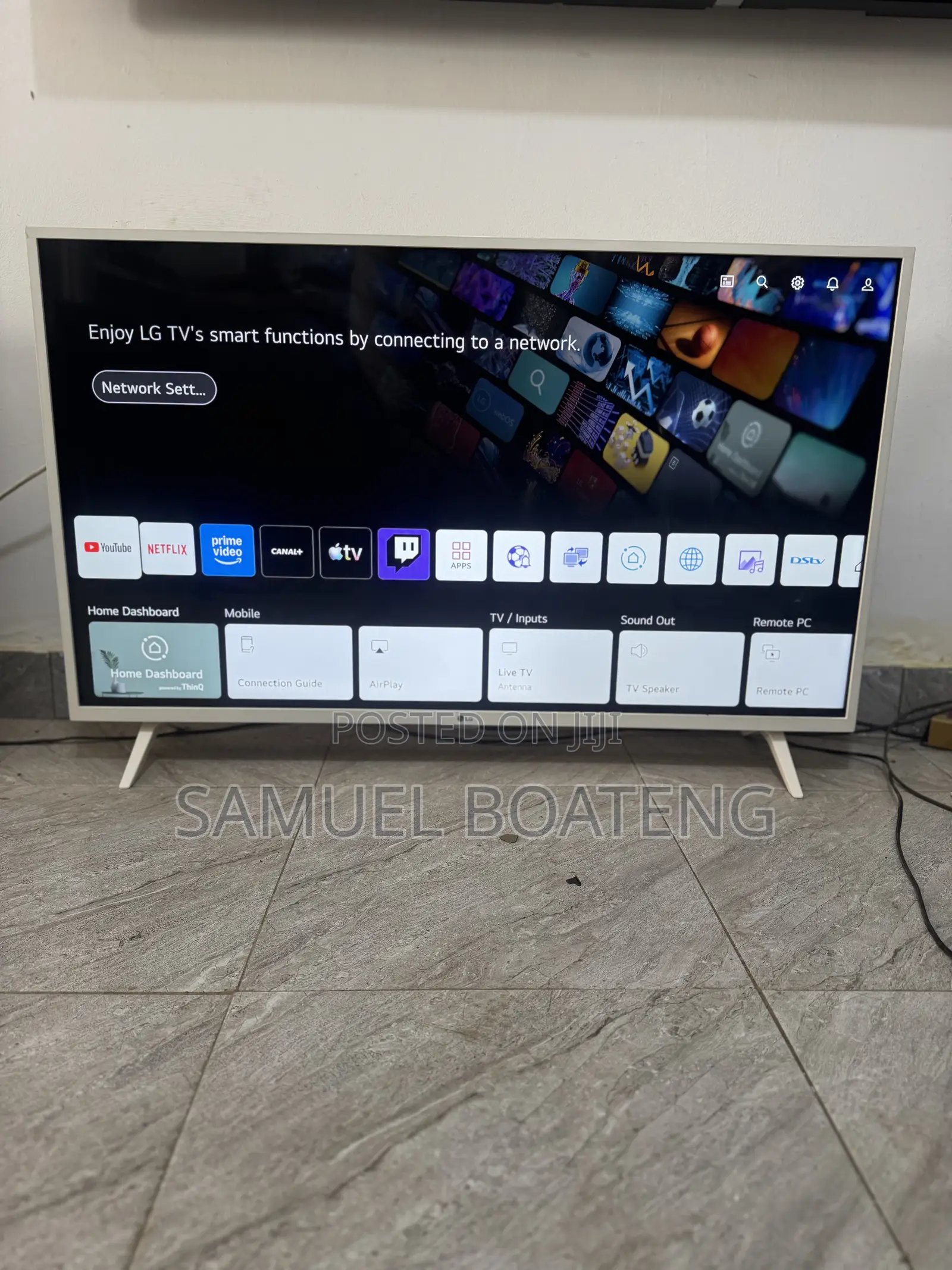 43” LG Uhd Smart Digital Satellite