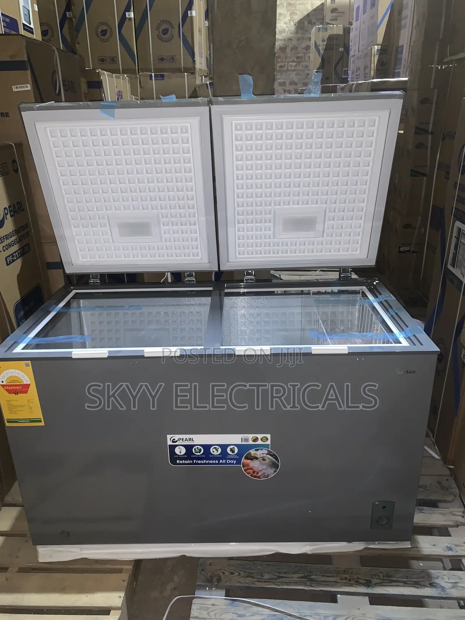 Pearl Double Door 508 Liters Freezer