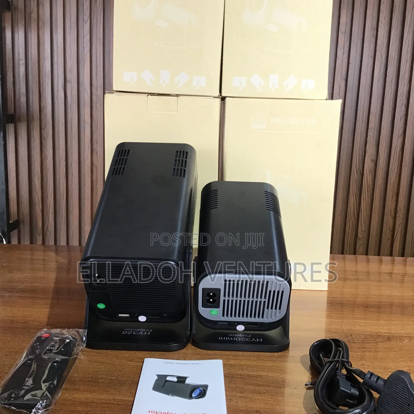 Hy320 Projector TV Box + Free Projector Screen (Free Sports)
