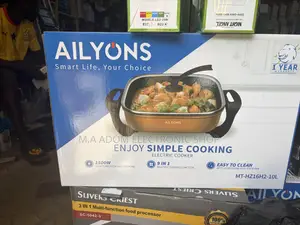 Ailyons 9 in 1 Electric Cooker With 1500w