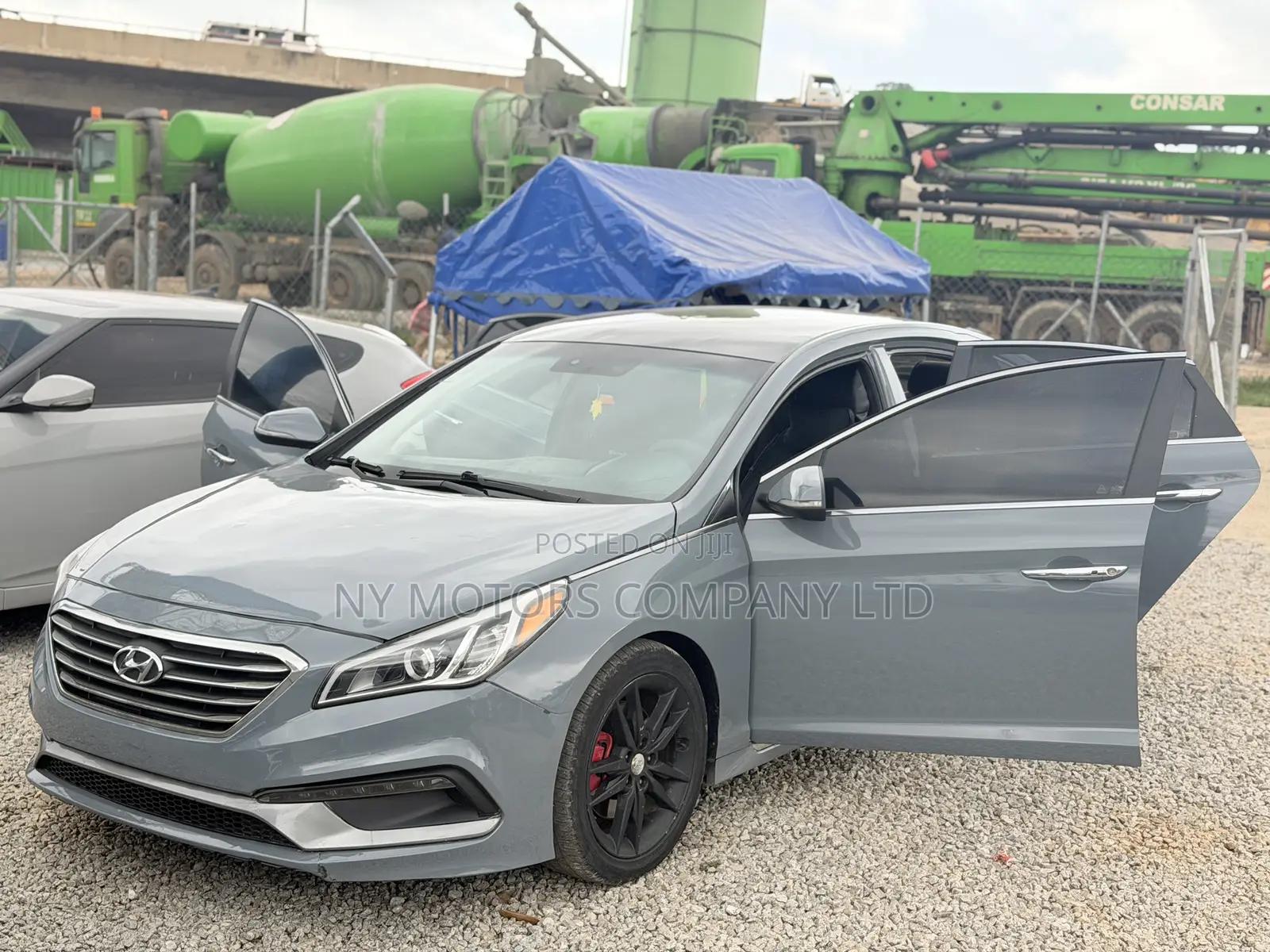 Hyundai Sonata Sport 2.0T Sedan FWD (2.0L 4cyl 6A) 2016 Gray