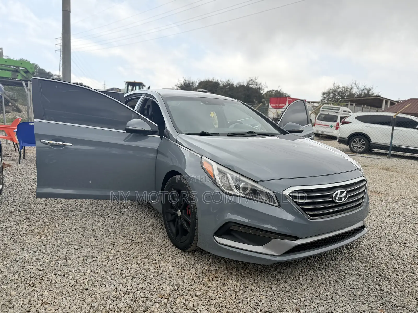 Hyundai Sonata Sport 2.0T Sedan FWD (2.0L 4cyl 6A) 2016 Gray