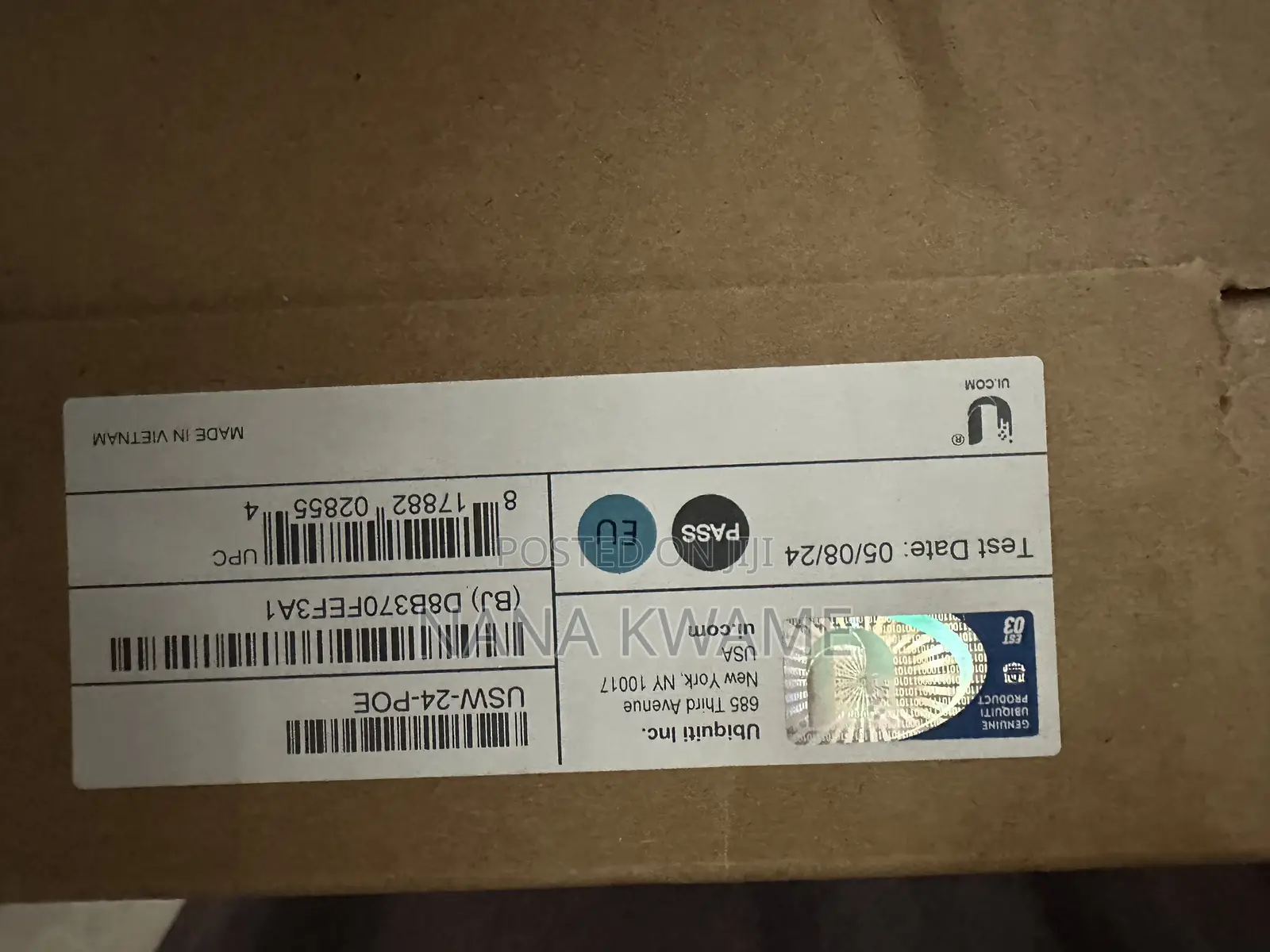 Ubiquity Unifi 24 Port Poe Switch