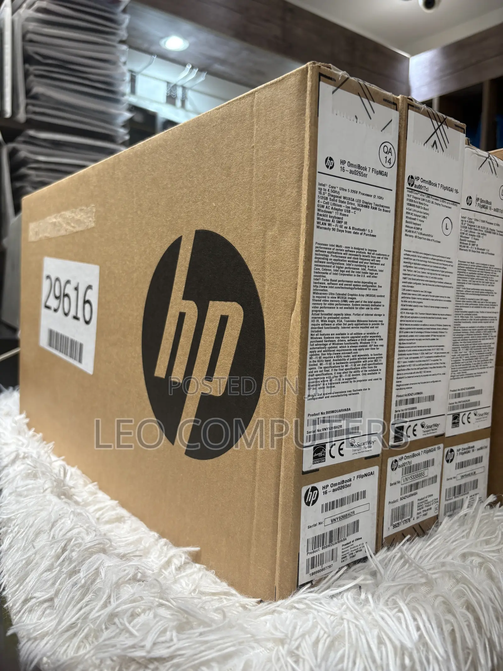 New Laptop HP OmniBook 7 16" 16GB Intel Core Ultra 5 SSD 512GB