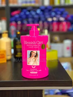 Bottle of Blemish Care Whitening Shower Gel