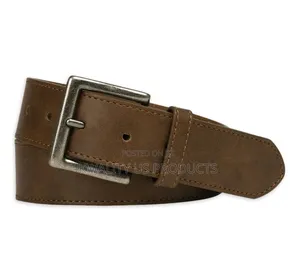 George Men's Adjustable Leather Belt - XL, XXL