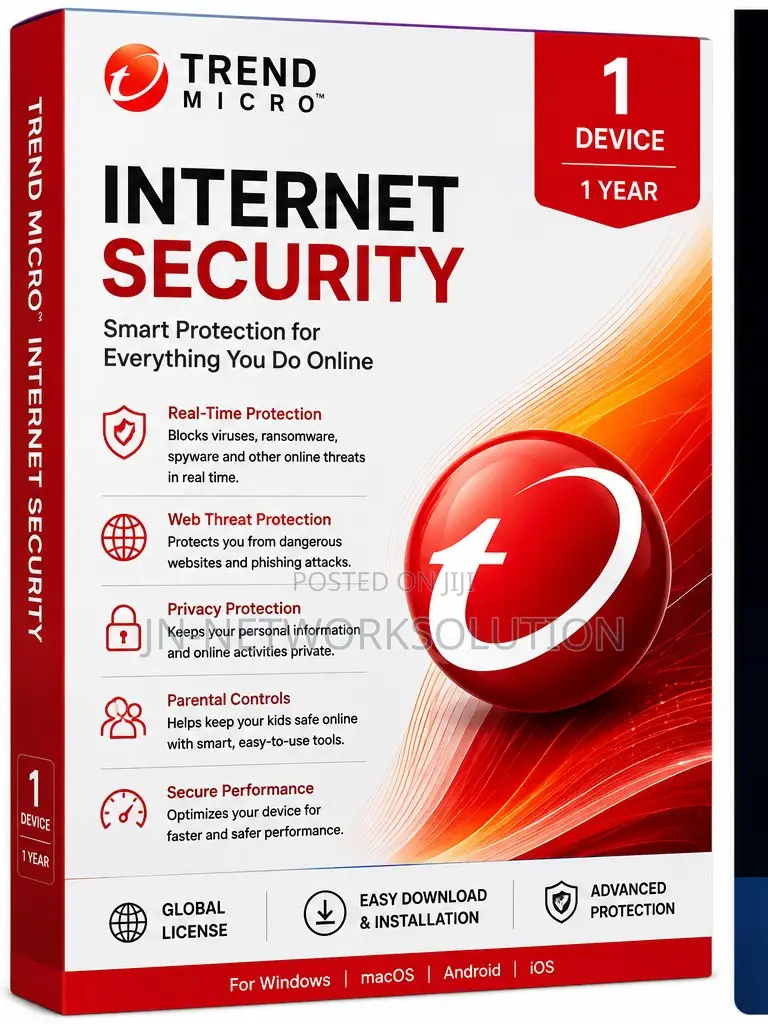Trend Micro Internet Security 1 Device/ 1 Year (GLOBAL)