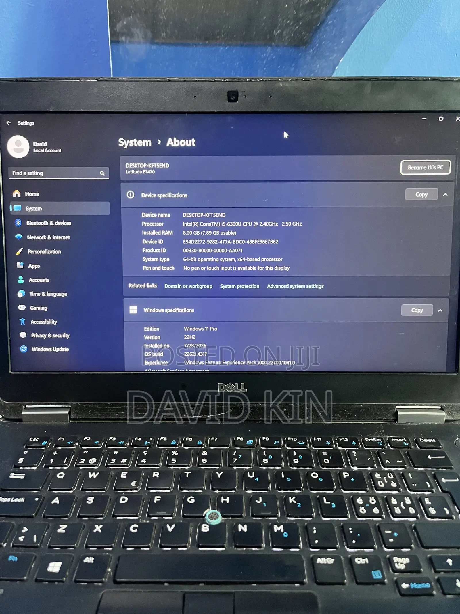 Laptop Dell Latitude E7470 8GB Intel Core i5 SSD 256GB