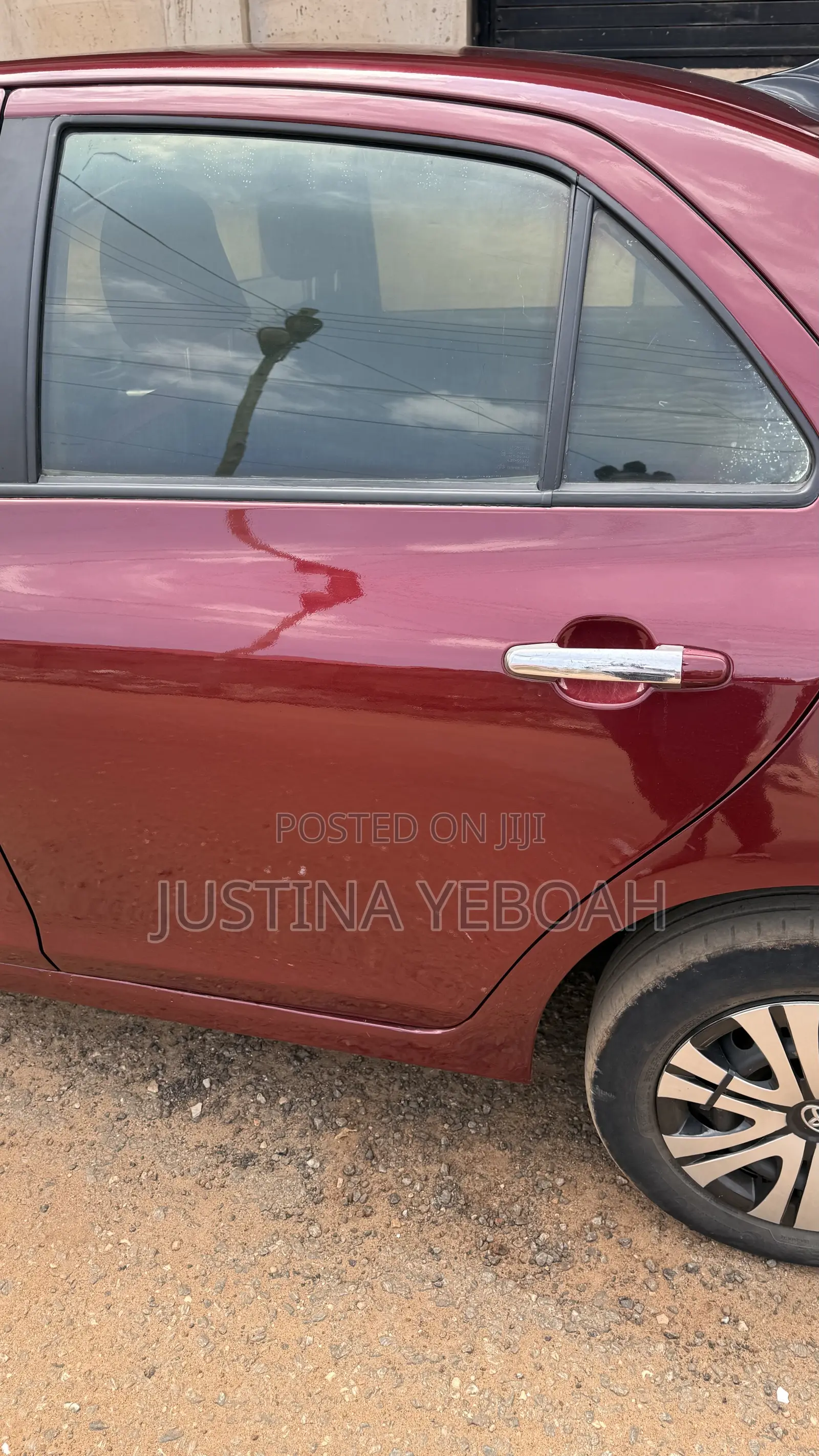 Toyota Belta 2012 Burgundy
