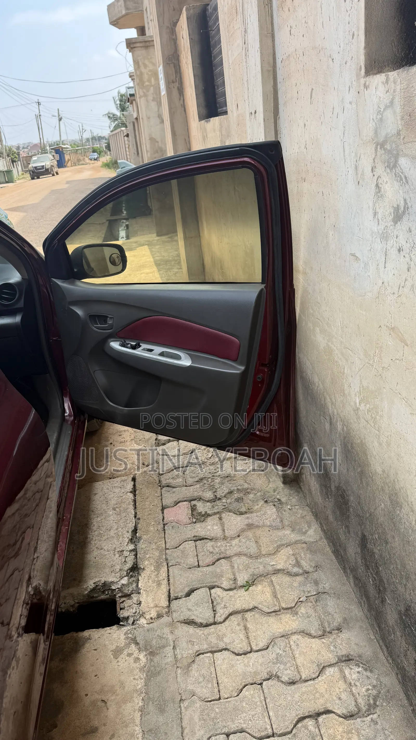 Toyota Belta 2012 Burgundy