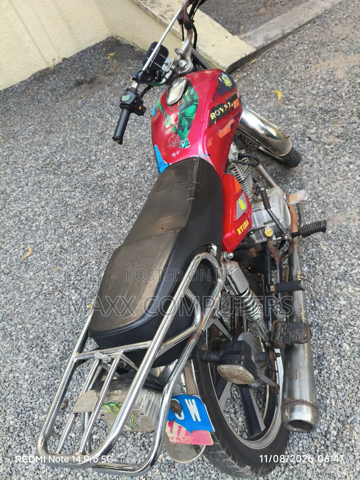 Royal RY125 2021 Red