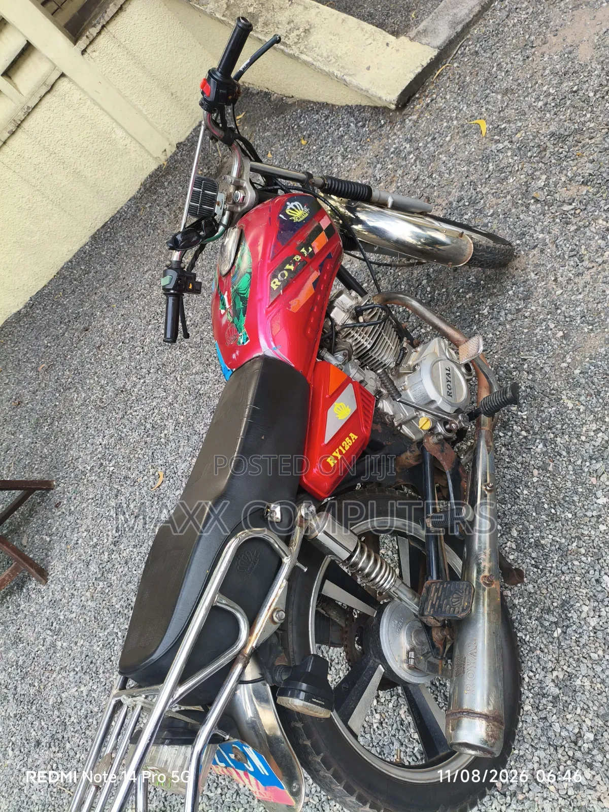 Royal RY125 2021 Red