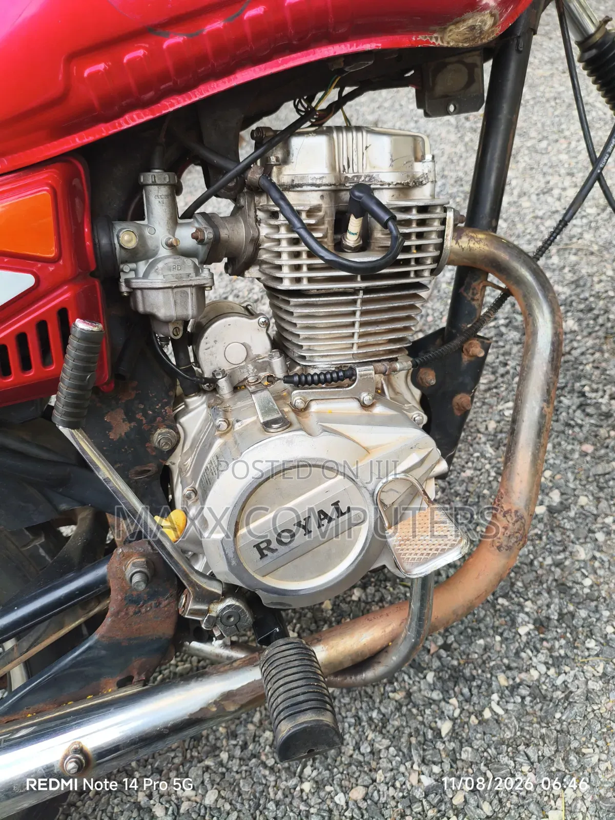 Royal RY125 2021 Red