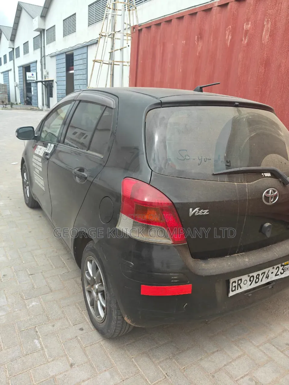 Toyota Vitz 2012 Black
