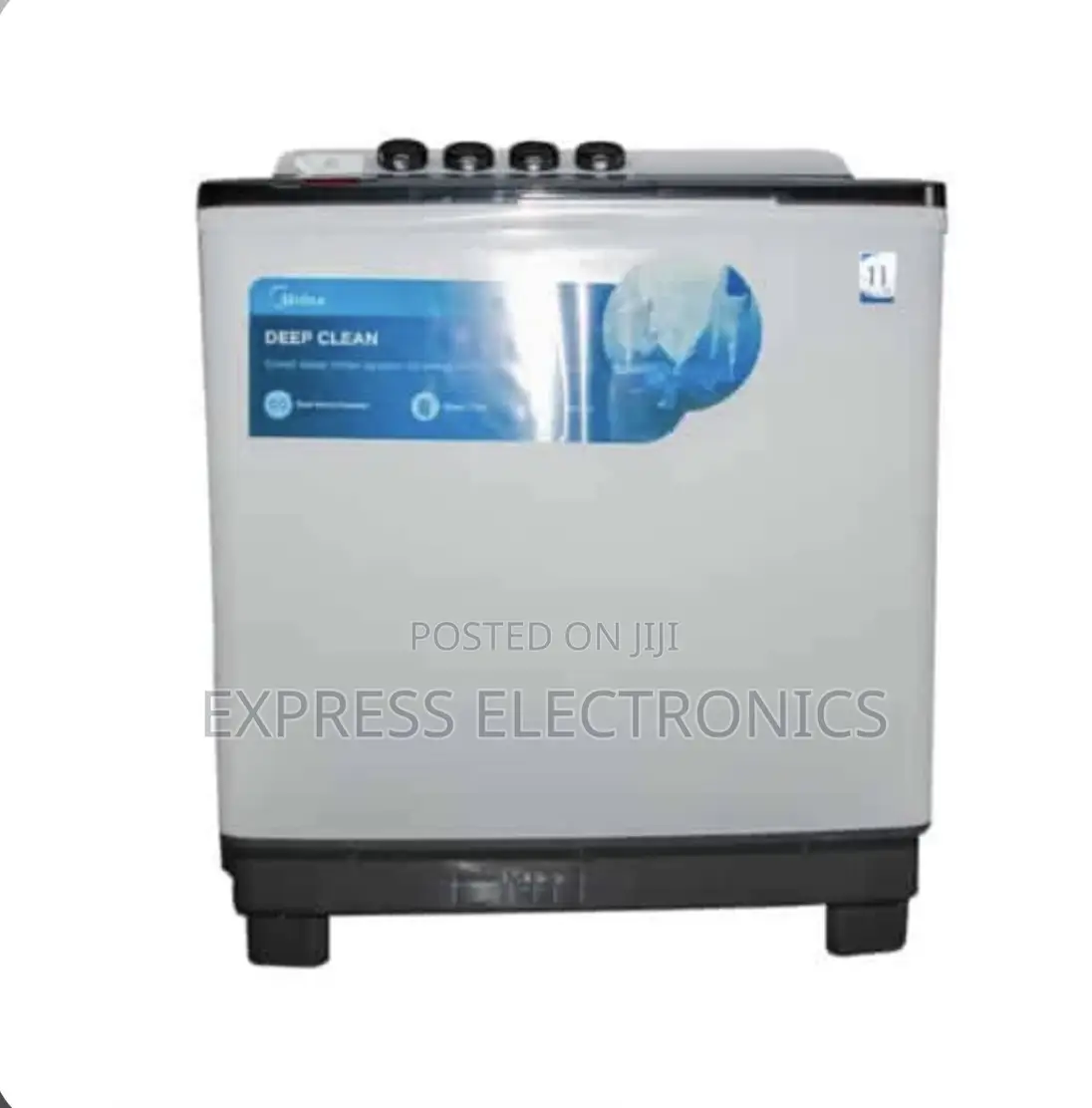 12kg Topload Twintub Semi Automatic Midea White