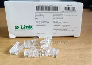 D-Link Cat 6 RJ45 Connectors (100pcs/Pack)