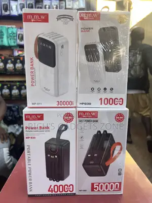 Original m.m.w Fast-Charging Power Banks (30,000mAh – 100,000mAh)