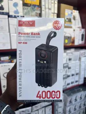 Original m.m.w Fast-Charging Power Banks (30,000mAh – 100,000mAh)