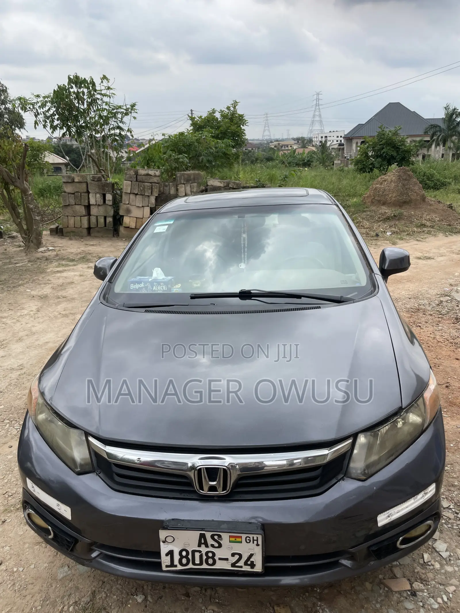 Honda Civic 1.8 5 Door Automatic 2012 Gray