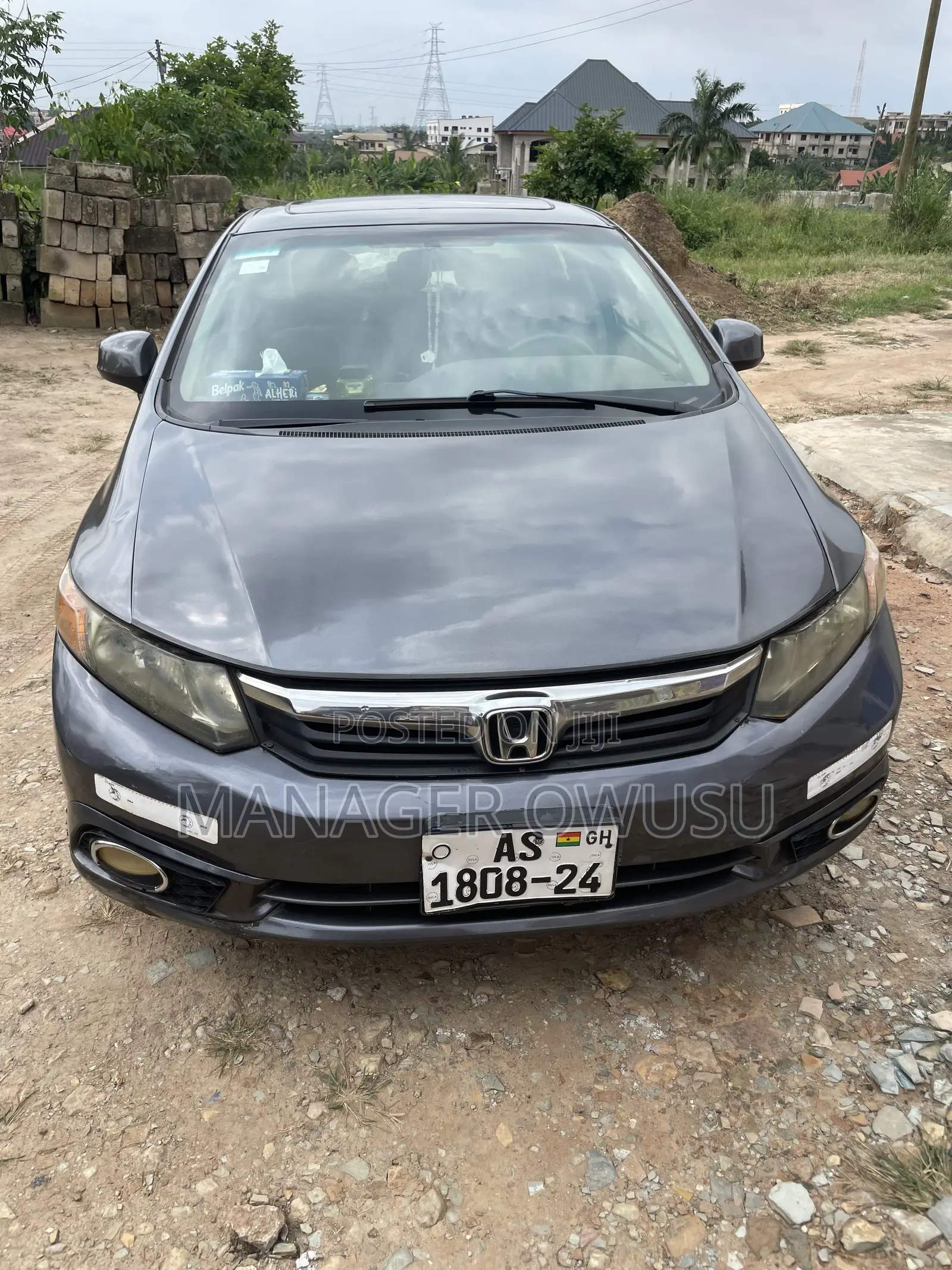 Honda Civic 1.8 5 Door Automatic 2012 Gray