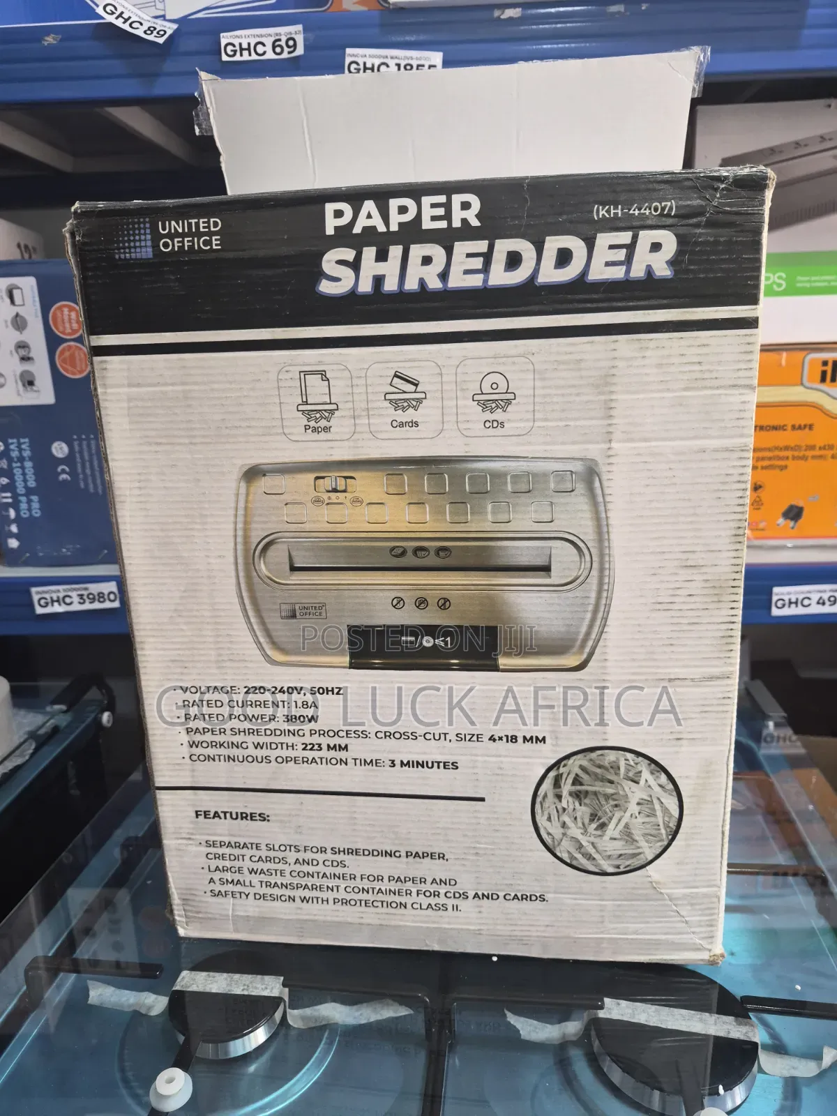 United Office KH4407 Paper Shredder