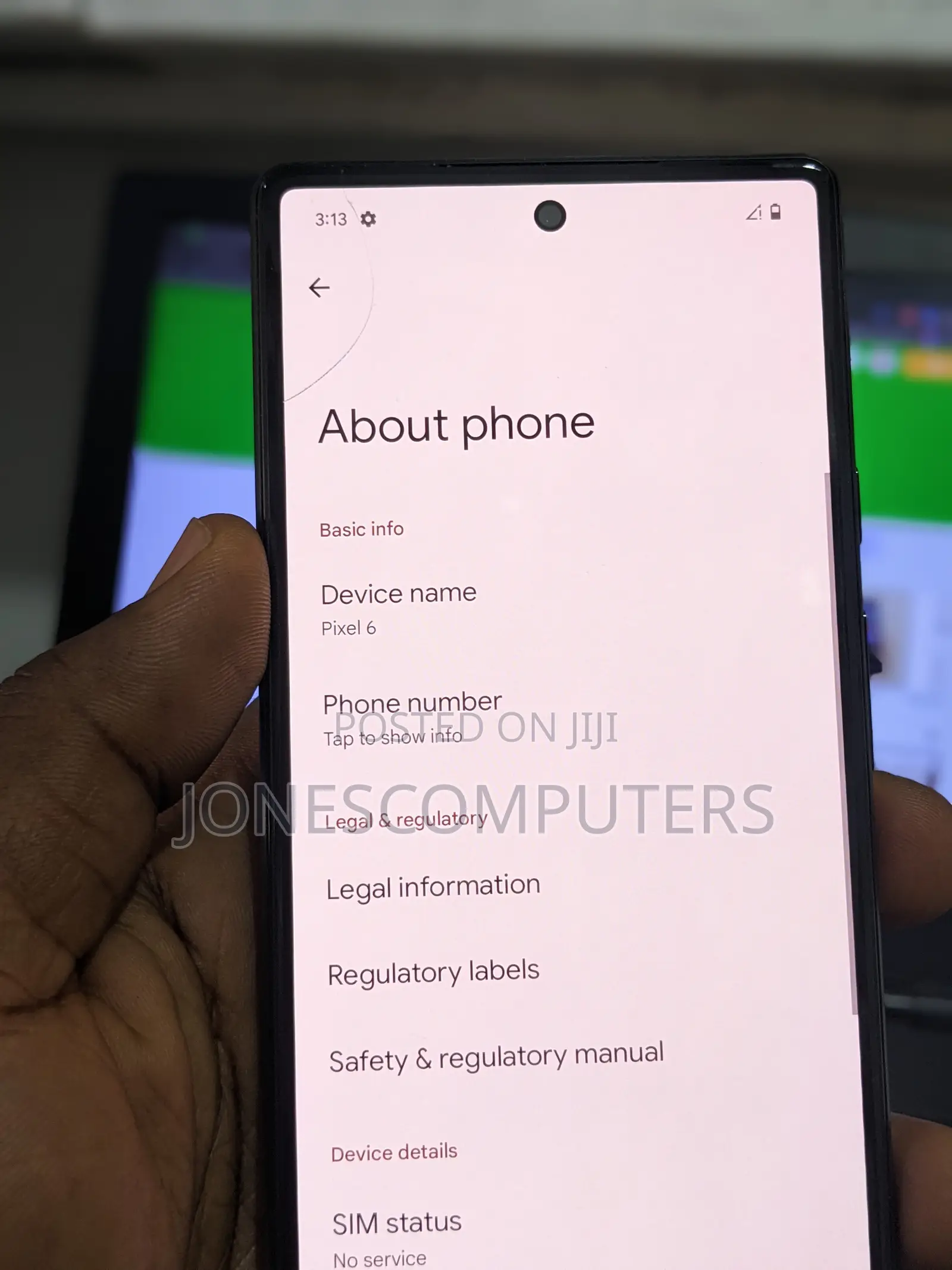 Google Pixel 6 128 GB Black