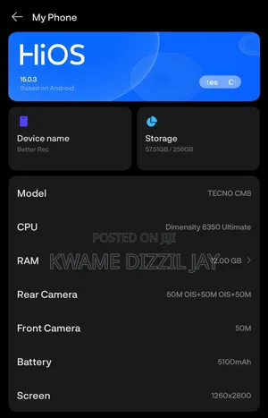 Tecno Camon 40 Premier 5G 256 GB Silver