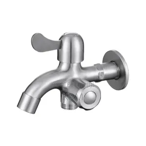 2 in 1 Cold Faucet Double Flow Tap Shower Set