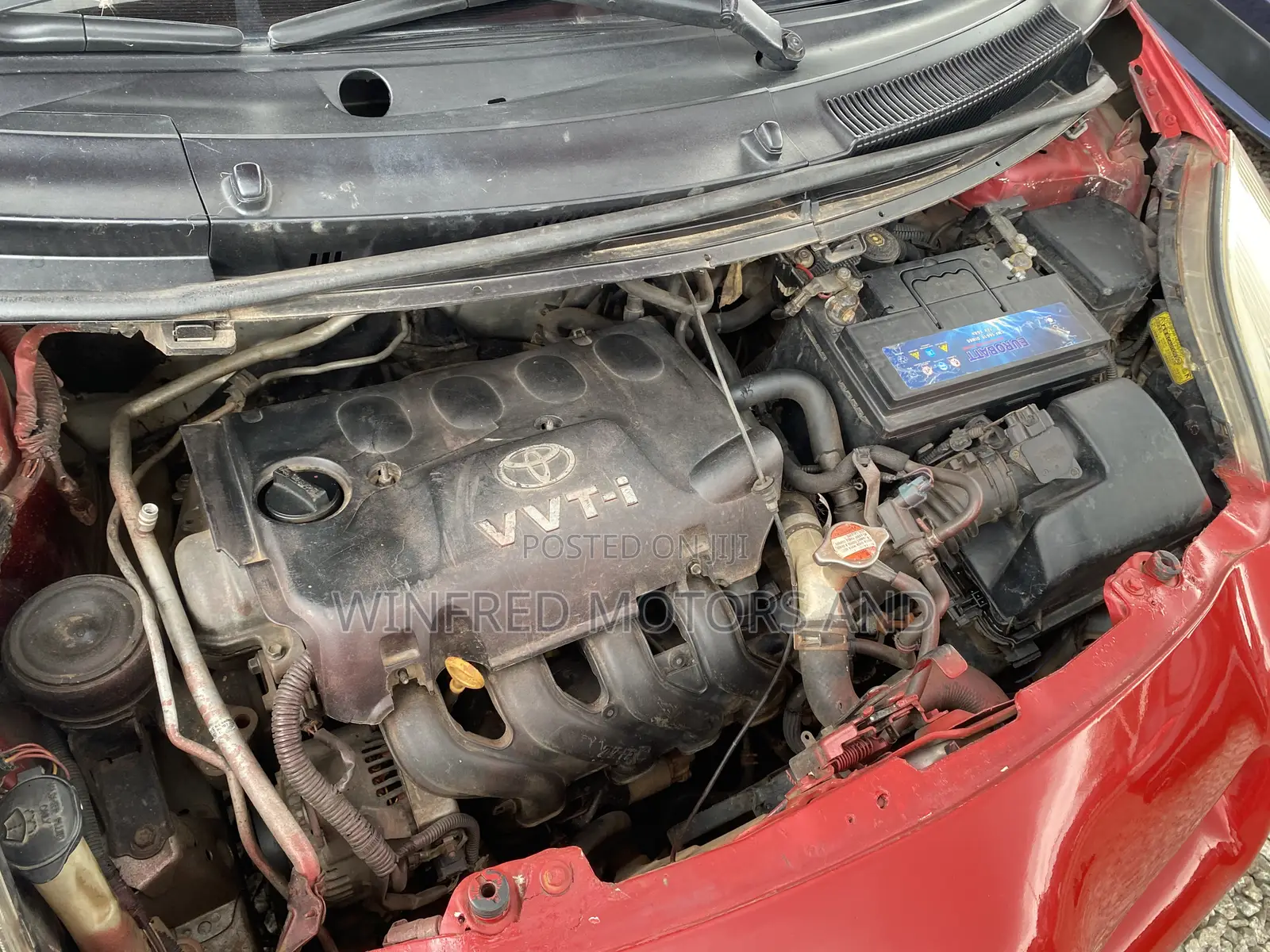 Toyota Vitz 1.5 FWD 3dr 2010 Red