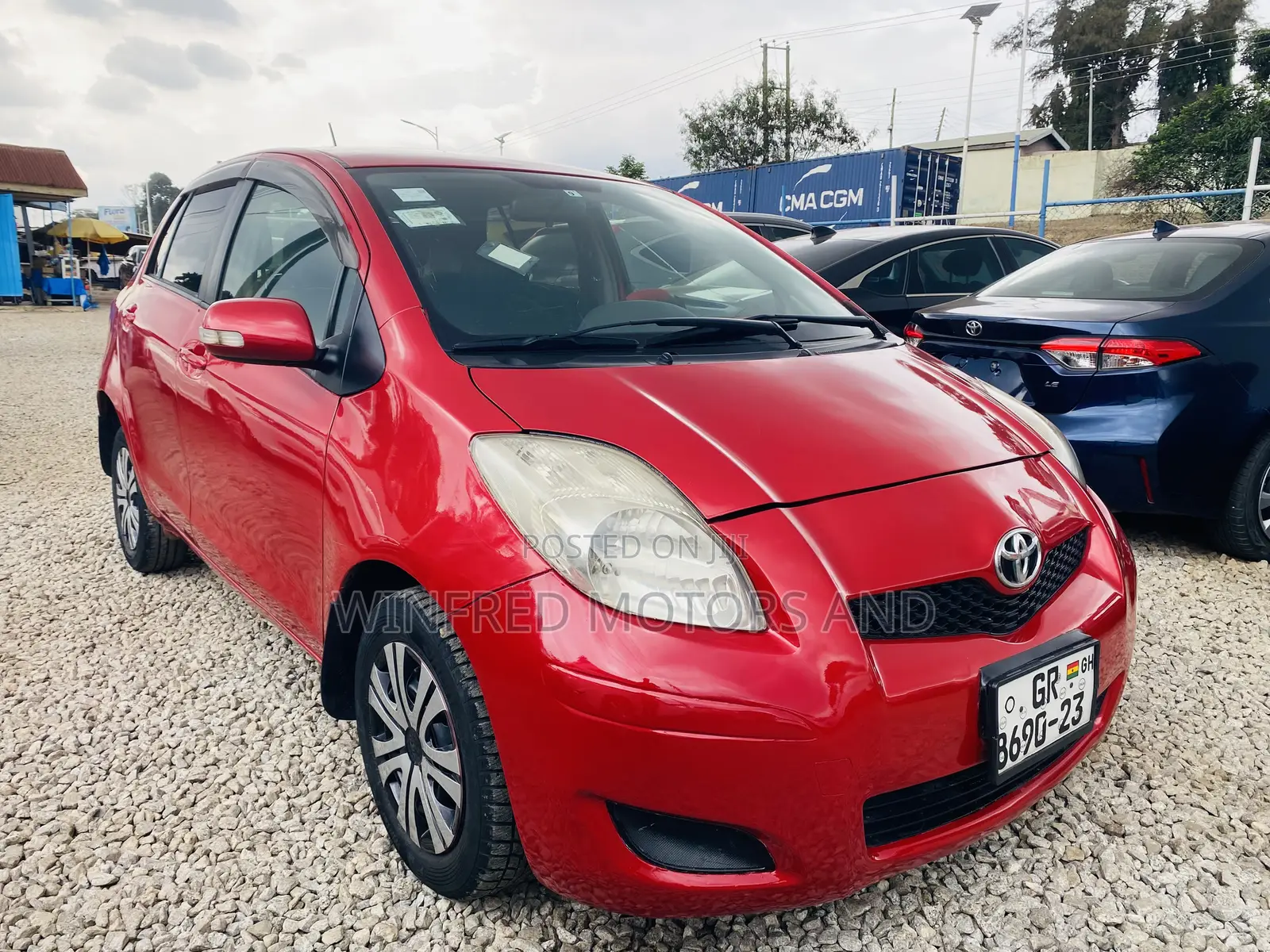 Toyota Vitz 1.5 FWD 3dr 2010 Red