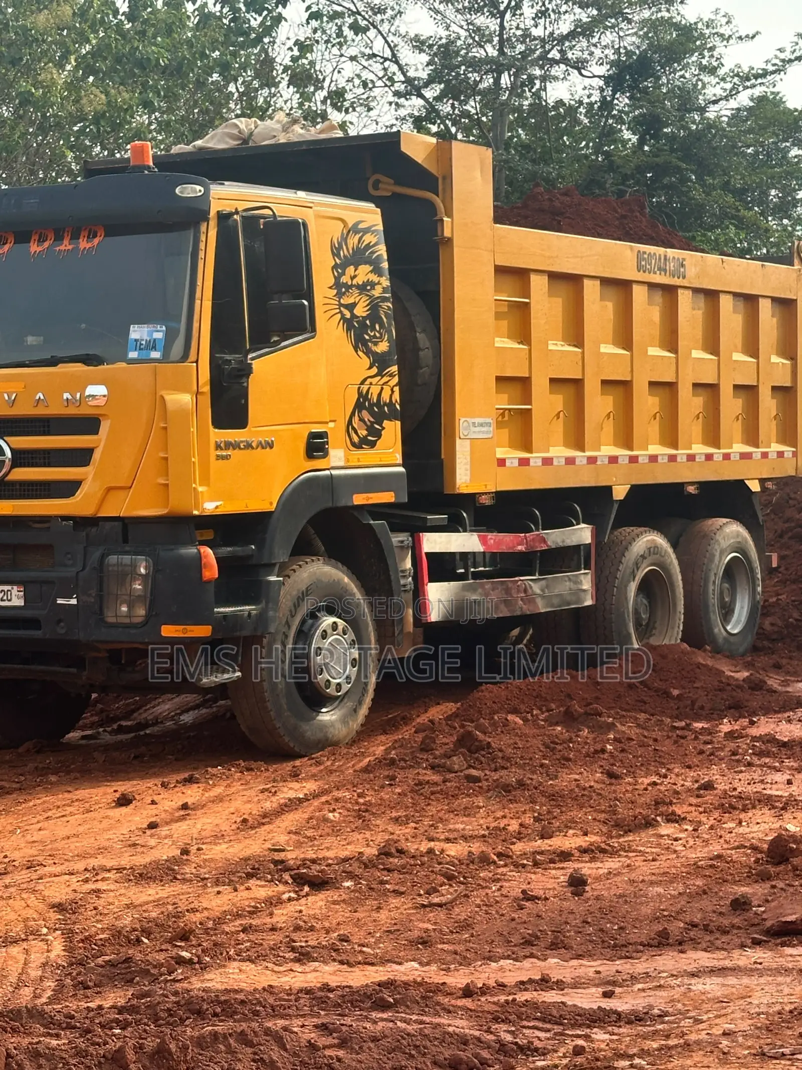Used Hongyan Kingkan Truck 2020 Yellow