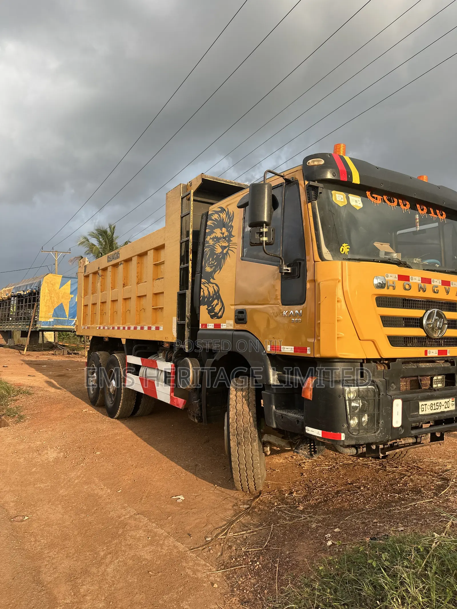 Used Hongyan Kingkan Truck 2020 Yellow
