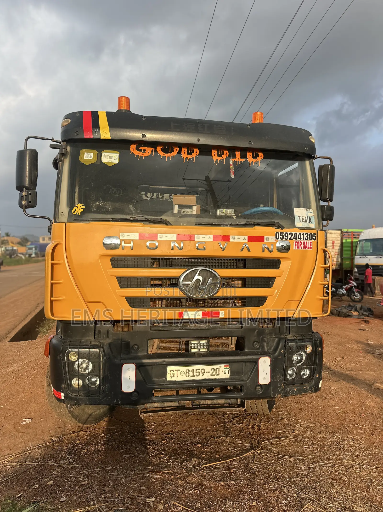 Used Hongyan Kingkan Truck 2020 Yellow