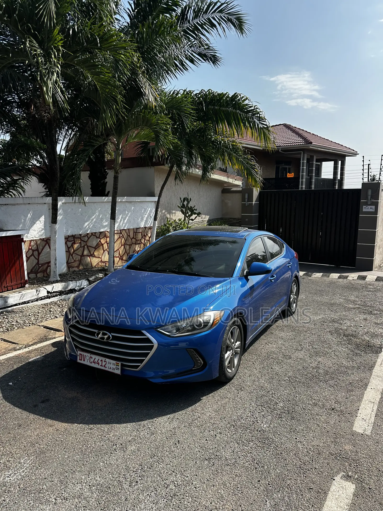 Hyundai Elantra Limited 2018 Blue
