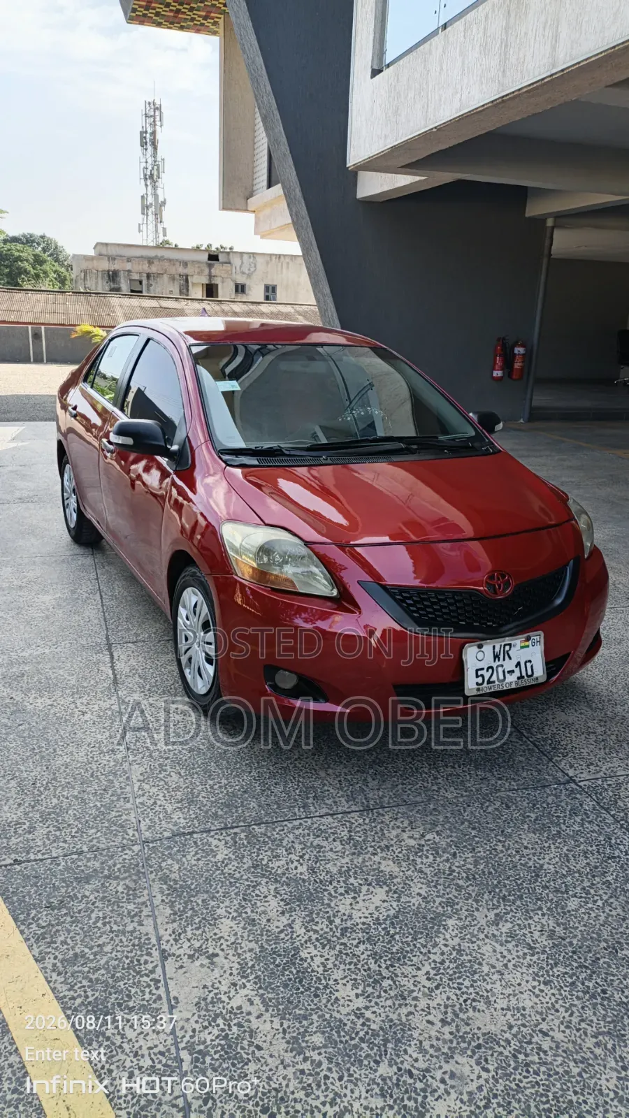Toyota Yaris 2005 Red