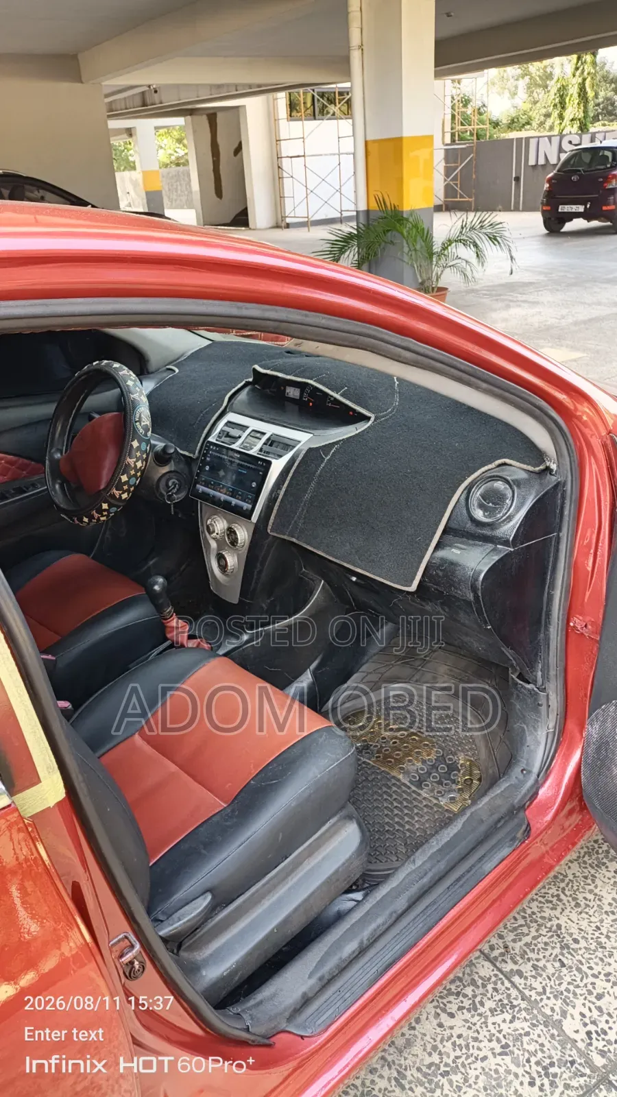 Toyota Yaris 2005 Red