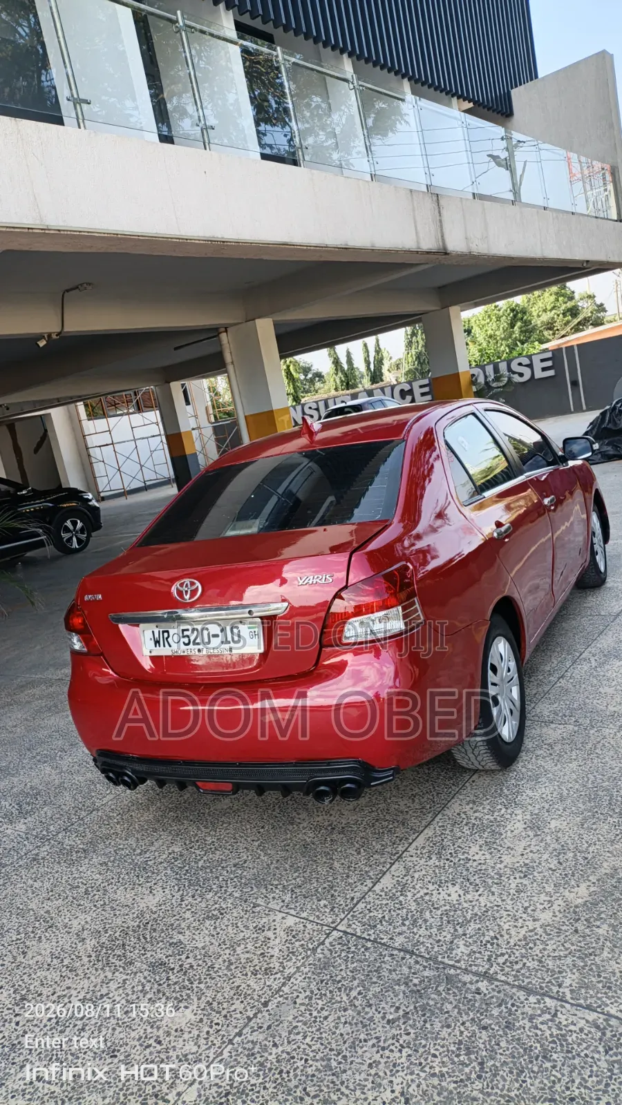 Toyota Yaris 2005 Red