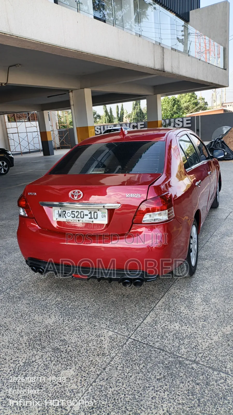 Toyota Yaris 2005 Red