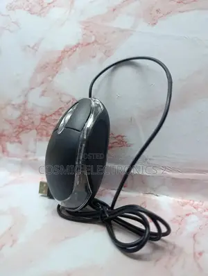 Wired Optical USB Mouse – Comfortable 3-Button Plug-and-Play Mouse
