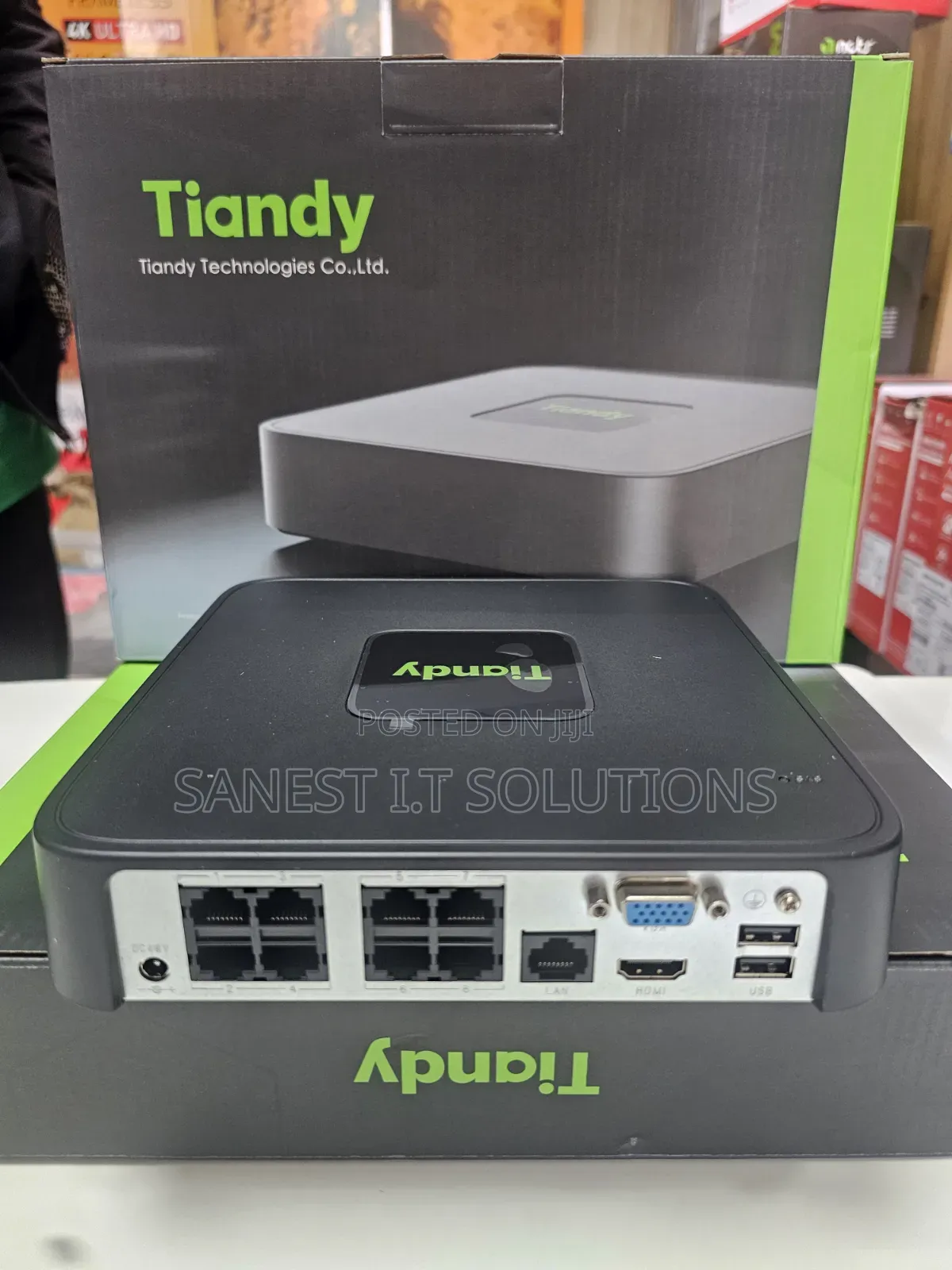 8 Channel NVR With Poe Tiandy