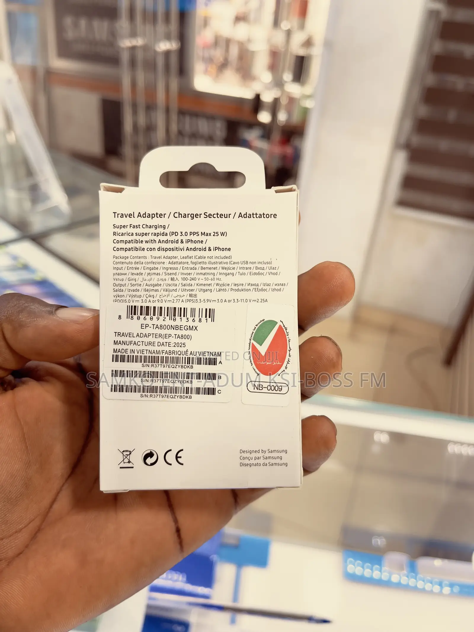 Samsung Galaxy Type C Charger Head
