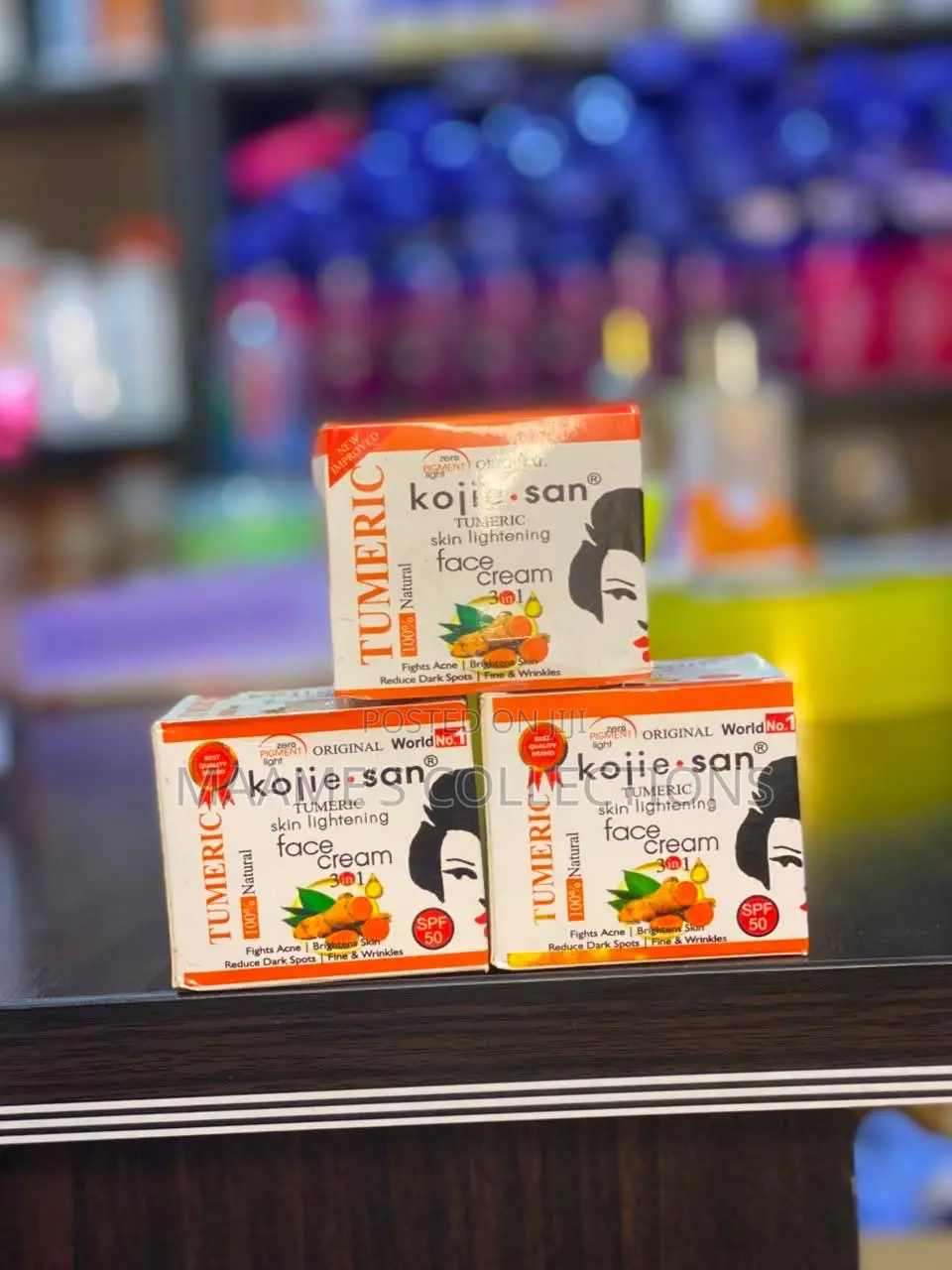 Kojie San Turmeric Skin Lightening Face Cream (3-in-1)